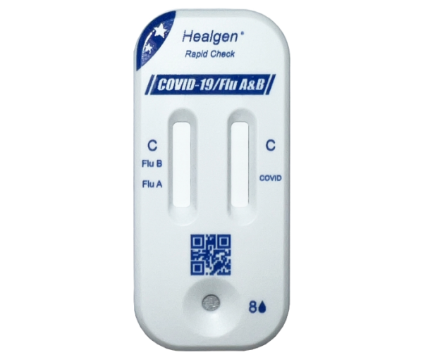 Healgen Rapid Check COVID-19 Flu A&B Antigen Test